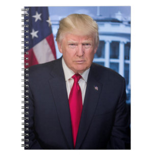 Cuaderno Retrato presidencial oficial de Donald Trump
