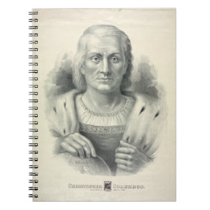 Cuaderno Retrato vintage de Cristóbal Colón
