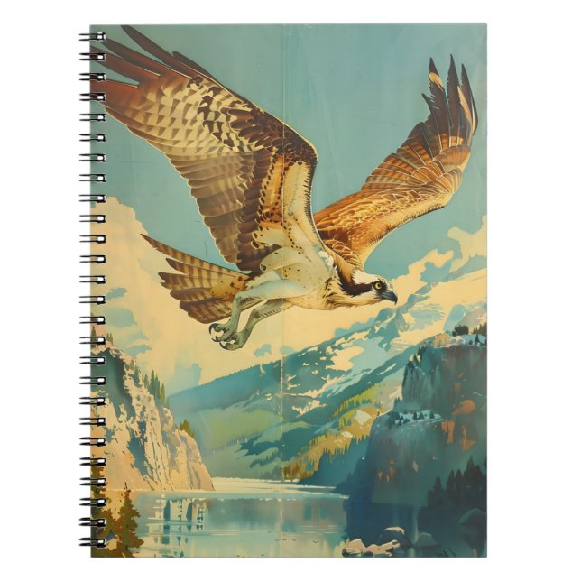 Cuaderno Retrato vintage de Osprey (Frente)
