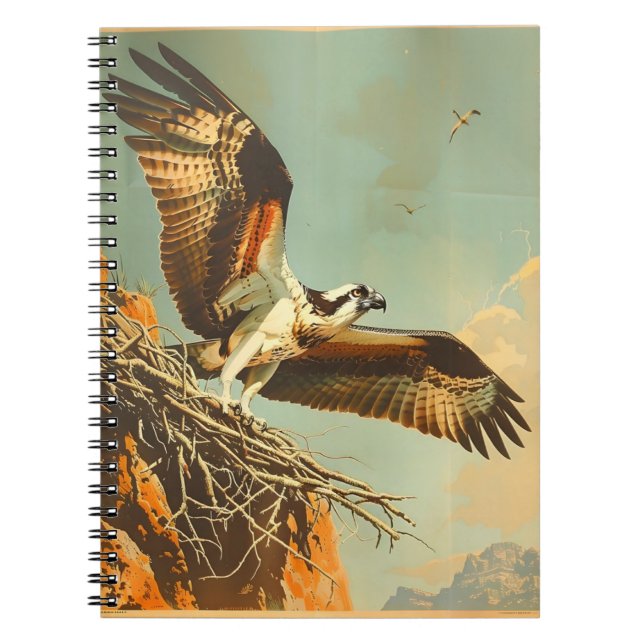 Cuaderno Retrato vintage de Osprey (Frente)