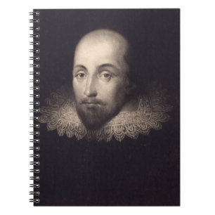 Cuaderno Retrato vintage de Shakespeare