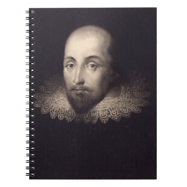 Cuaderno Retrato vintage de Shakespeare (Frente)