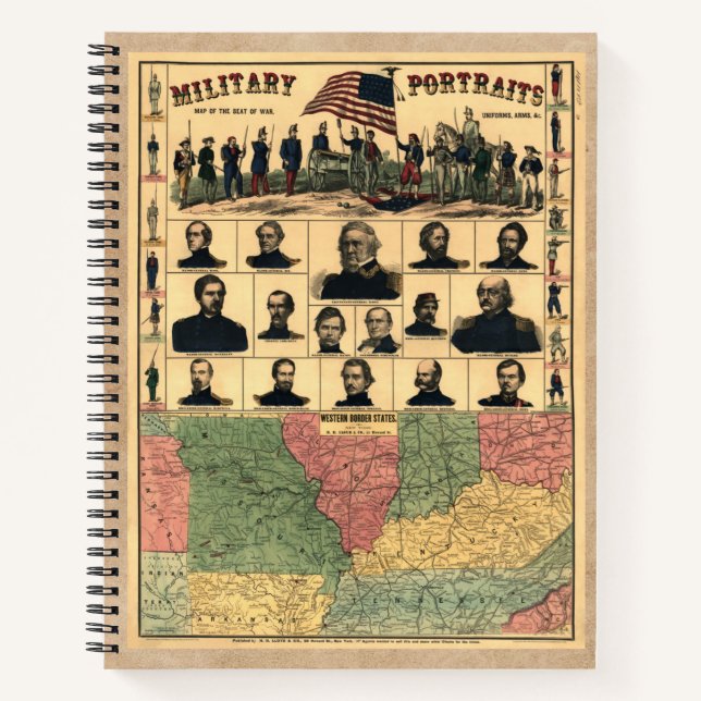 Cuaderno Retratos militares en la frontera de la guerra civ (Anverso)