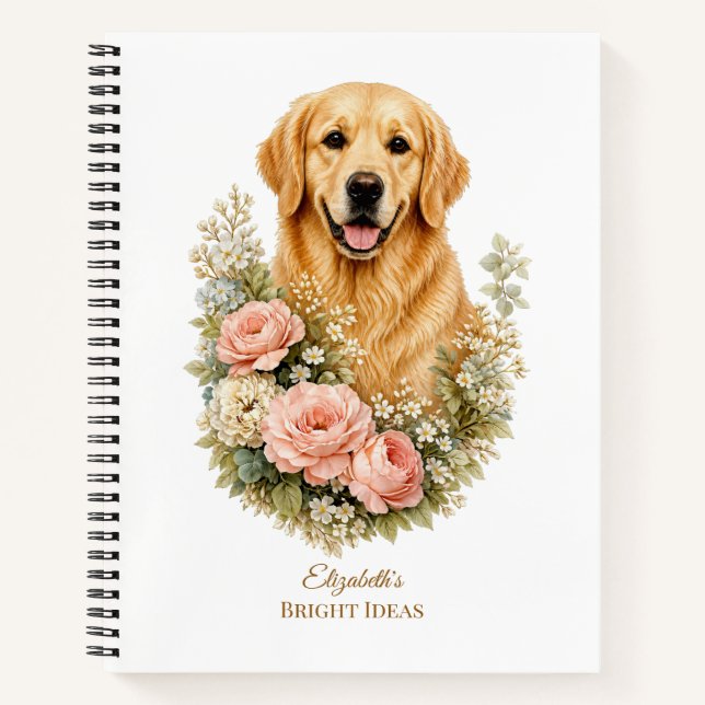 Cuaderno Retriever Dorado (Anverso)