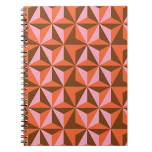 Cuaderno Retro 70: Fondo del patrón de cosecha