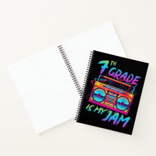 Cuaderno Retro 80s 7º Grado Es Mi Pasión De Vuelta Al Coleg