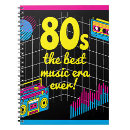 Cuaderno ¡Retro 80s: la mejor época musical de todos los ti
