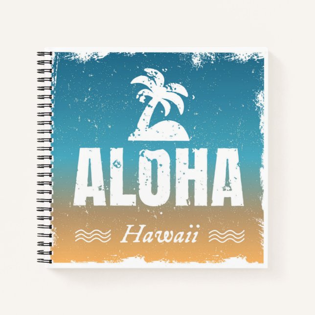 Cuaderno Retro Aloha Hawaii (Anverso)