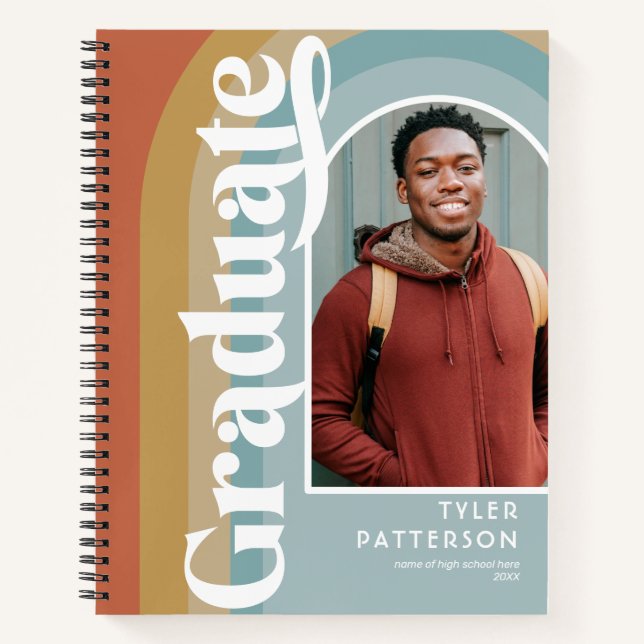 Cuaderno Retro Arch Photo 2025 Graduation Leavers Book (Anverso)