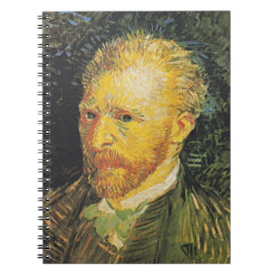Cuaderno Retro Autorretrato de Van Gogh