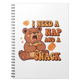 Cuaderno Retro Bear Nap First Lined Notebook