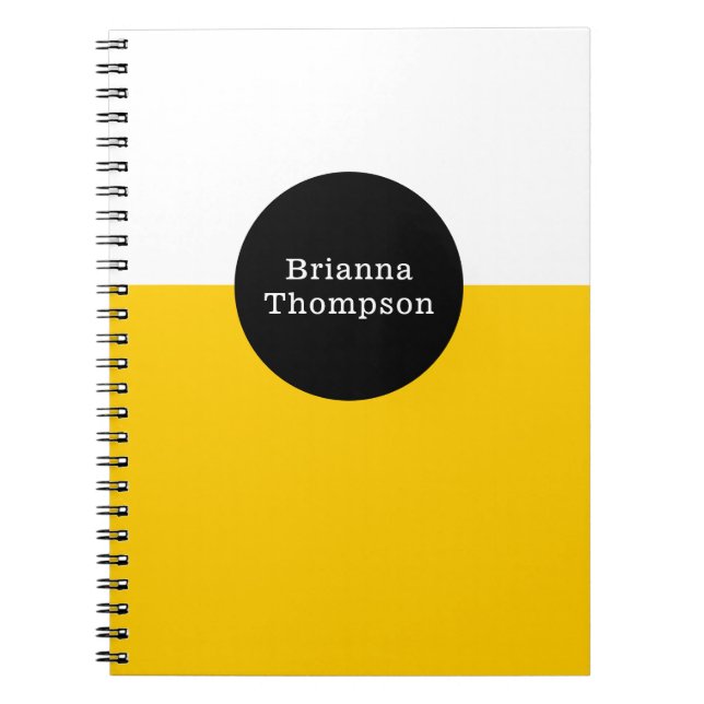 Cuaderno Retro Bloque de Color Dos Tonos Verde Lima (Frente)