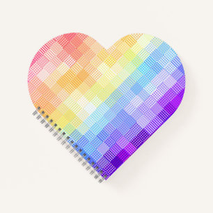 Cuaderno Retro Boho Funky Quirky Xenogénero Cuadros Orgullo