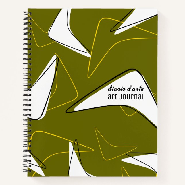Cuaderno Retro Boomerangs (Anverso)