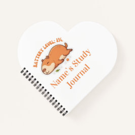 Cuaderno Retro Capybara Nivel de Batería 1%