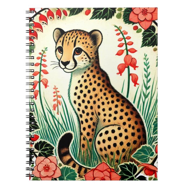 Cuaderno Retro Cheetah (Frente)