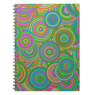 Cuaderno retro circles