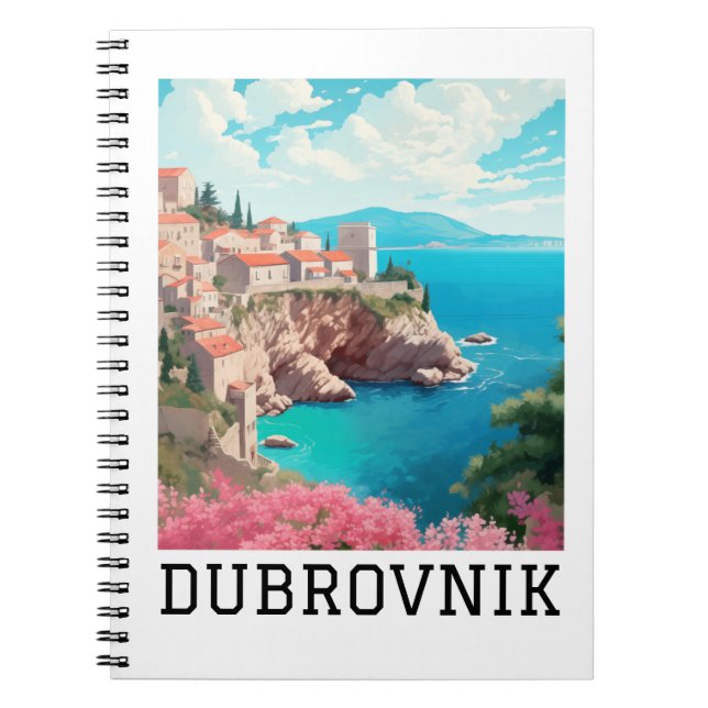 Cuaderno Retro Classic Dubrovnik Croacia (Frente)