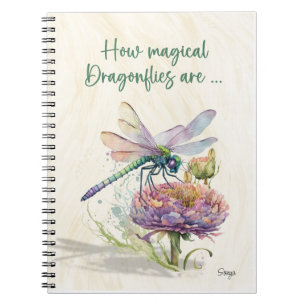 Cuaderno Retro Cómo Son Las Dragonflies Mágicas