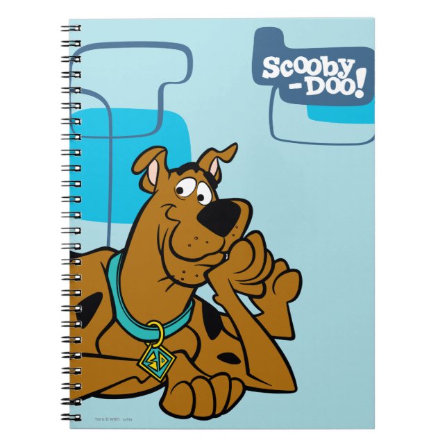 Cuaderno Retro Cuadrados Scooby-Doo Abajo (Frente)