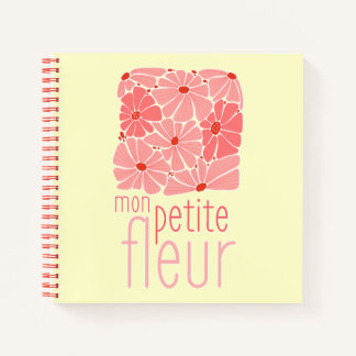 Cuaderno Retro Daisies Spring Flores Cita francesa