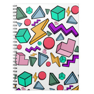 Cuaderno Retro de cosecha estética de los años 80