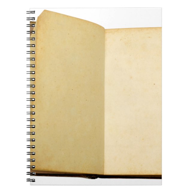 Cuaderno Retro de textura antigua del libro (Frente)