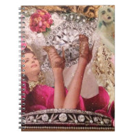 Cuaderno retro del diseño