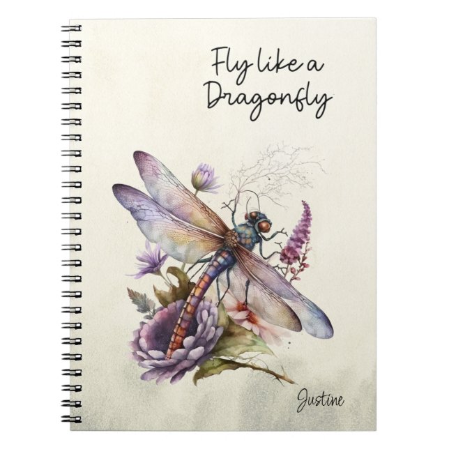 Cuaderno Retro Dragonfly (Frente)