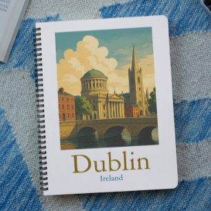 Cuaderno Retro Dublin Irlanda Viaje Viaje Viaje Viaje Viaje