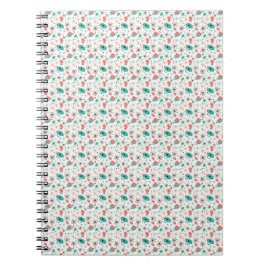 Cuaderno Retro Estallido de Estrellas Atómicas y Átomos en 