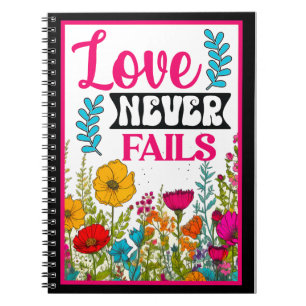 Cuaderno Retro Floral Inspirador