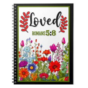 Cuaderno Retro Floral Inspirador