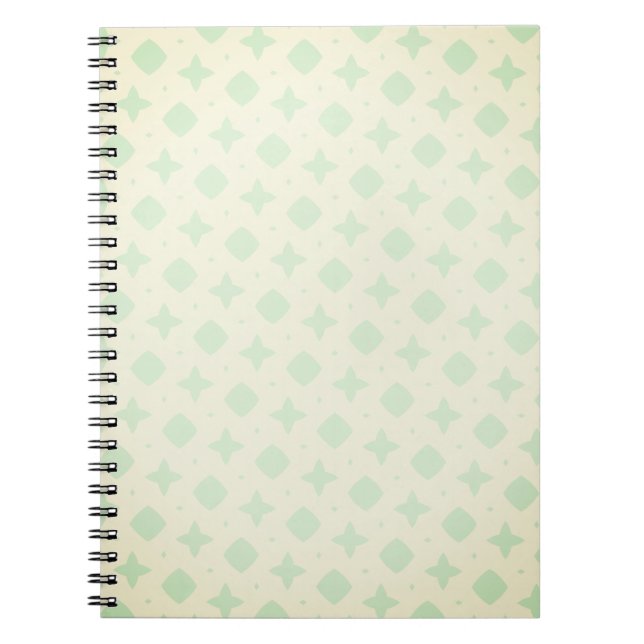 Cuaderno Retro geométrico de textura perturbada (Frente)