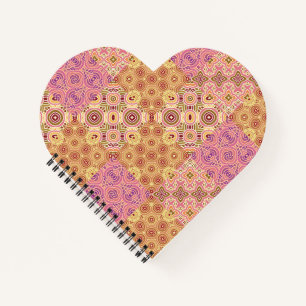Cuaderno Retro Geométrico Patchwork 
