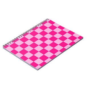 Cuaderno Retro geométrico rosa cálido