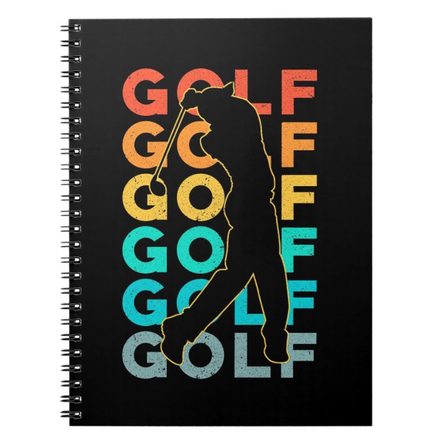 Cuaderno Retro Golfer (Frente)