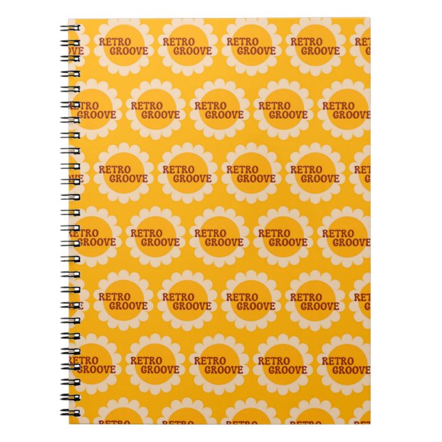 Cuaderno Retro Groove Notebook (Frente)