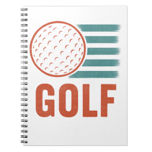 Cuaderno Retro Grunge Golf