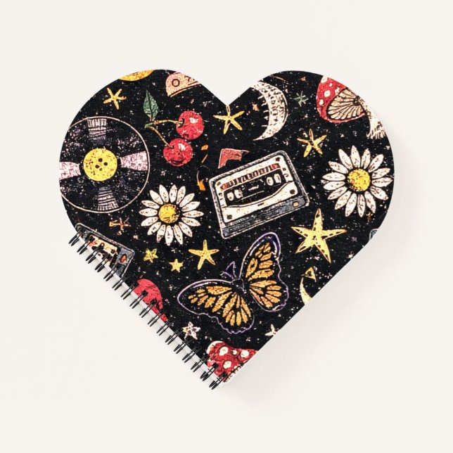 Cuaderno Retro Grunge Sunshine Bliss (Anverso)