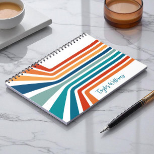 Cuaderno Retro Guay Bandas dobladas con tu nombre