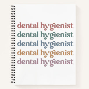 Cuaderno Retro higiénico dental   RDH Dentist Dental gifts