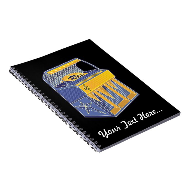 Cuaderno Retro Jukebox (Lado Derecho)