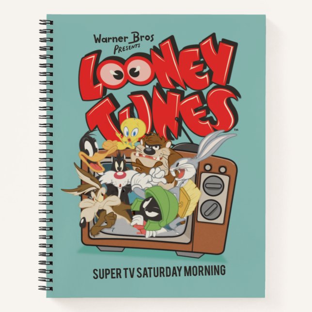 Cuaderno Retro LOONEY TUNES™ Explosión desde la TV (Anverso)