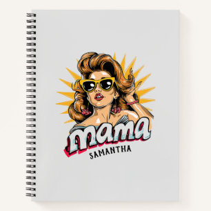 Cuaderno Retro mamá pop Art 1 personalizado