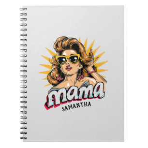 Cuaderno Retro mamá pop Art 1 personalizado