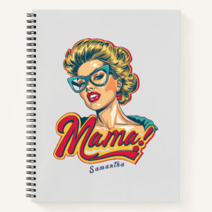 Cuaderno Retro mamá pop art 2 personalizado