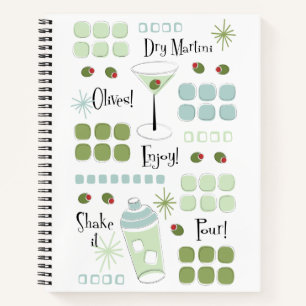 Cuaderno Retro Martini Mediosiglo Moderno