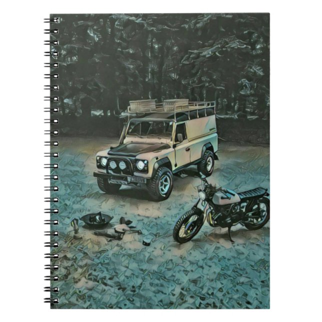 Cuaderno Retro motorcycle gift (Frente)