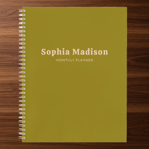 Cuaderno Retro Negrita Simple Verde Rosado Clásico